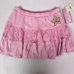 Disney Toy Story Jessie Western Collection Pink Lace Tiered Skort Kids L 10/12